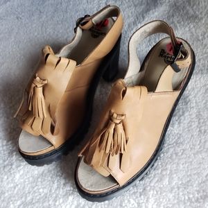 Dr Martens Leather Block Heels